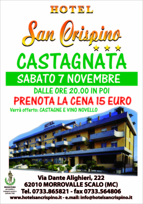 castagnata all'Hotel San Crispino